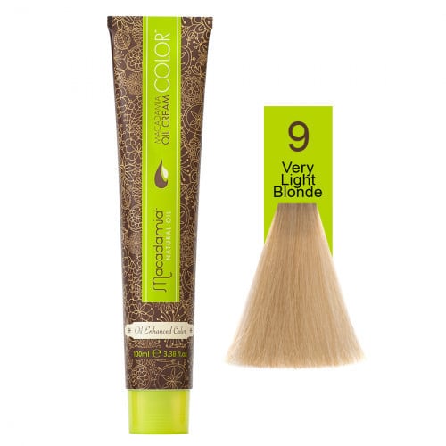 Macadamia oil cream color kreminiai plaukų dažai, 100ml, sp.9.0 MAM8009