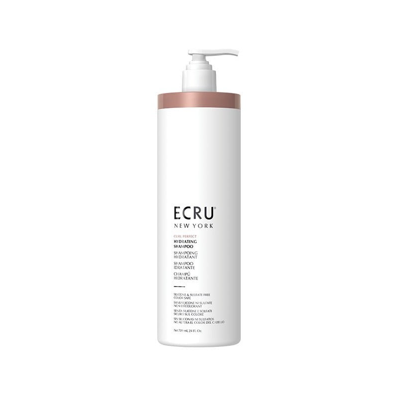 Plaukus drėkinantis šampūnas Ecru NY Hydrating Shampoo, skirtas garbanotiems plaukams, 709 ml