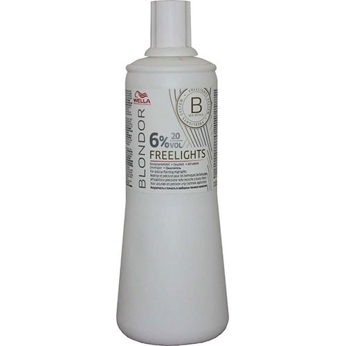 Oksidacinė emulsija 6% Wella Blondor Freelights 1000 ml