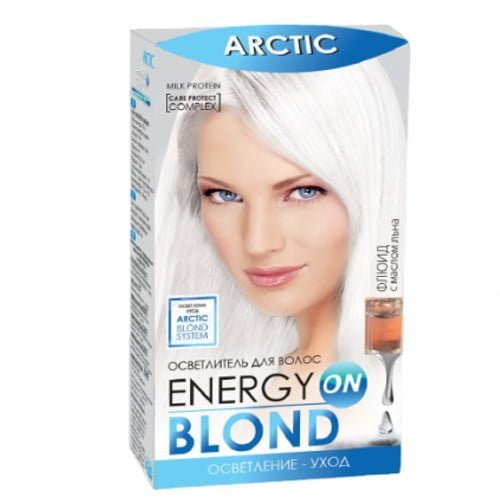 Šviesinamieji plaukų dažai ENERGY BLOND ARCTIC