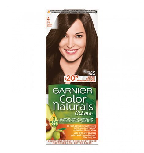 Plaukų dažai GARNIER COLOR NATURALS, Nr. 4