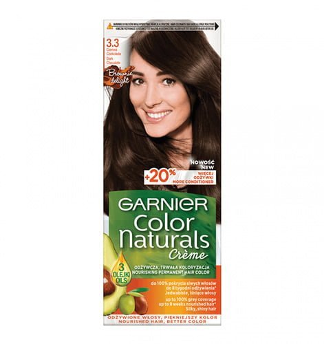 Plaukų dažai GARNIER COLOR NATURALS Nr. 3.3