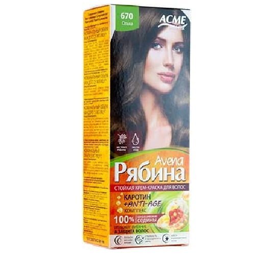 Kreminiai plaukų dažai ACME COLOR REBINA Nr. 670