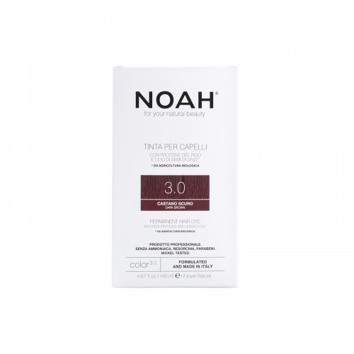 Noah Hair Colour Ilgalaikiai plaukų dažai, 3.0 Dark Brown