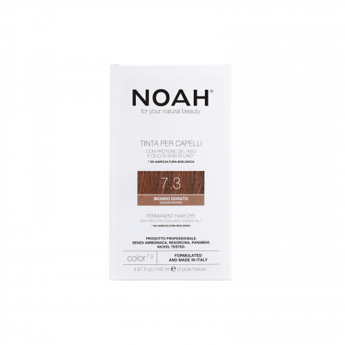 Noah Hair Colour Ilgalaikiai plaukų dažai, 7.3 Golden Blond