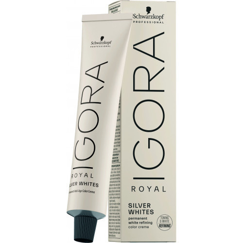 Schwarzkopf Professional IGORA ROYAL Absolutes Silver White Demi-Permanent Hair Colour Plaukų dažai, Dove Grey