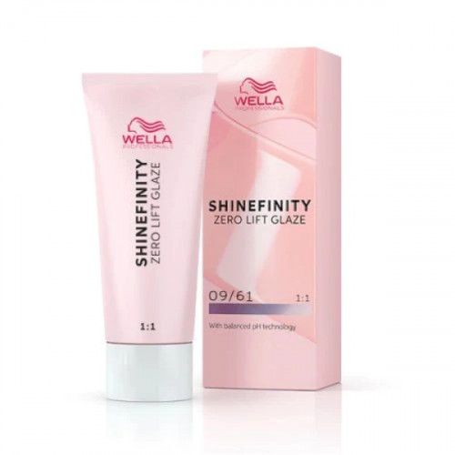 Wella Professionals Shinefinity Zero Lift Glaze Demi-Permanent Geliniai plaukų dažai, 09/13 Toffee Milk