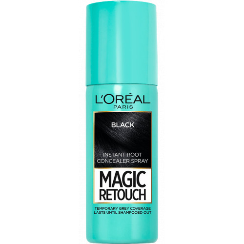 L'Oréal Paris Magic Retouch Spray Ataugusias plaukų šaknis paslepiantis purškiklis, Black