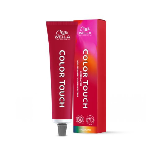 Wella Professionals Color Touch Demi-Permanent Hair Color Pusiau permanentiniai plaukų dažai be amoniako, 0-34 gold red/special mix