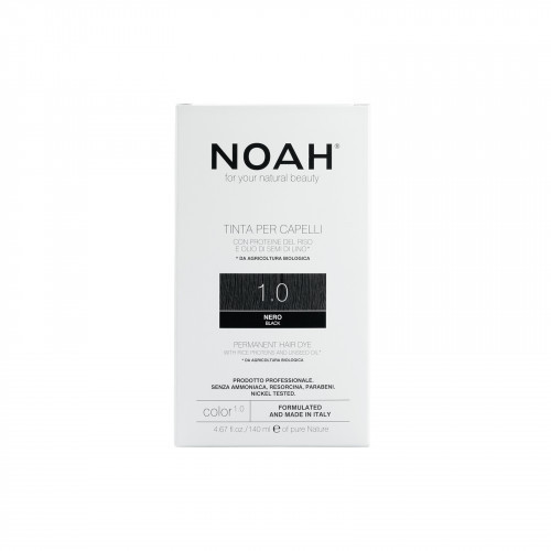 Noah Hair Colour Ilgalaikiai plaukų dažai, 1.0 Black