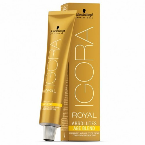Schwarzkopf Professional Igora Royal Absolutes Age Blend Permanent Color Creme Plaukų dažai, 8-01