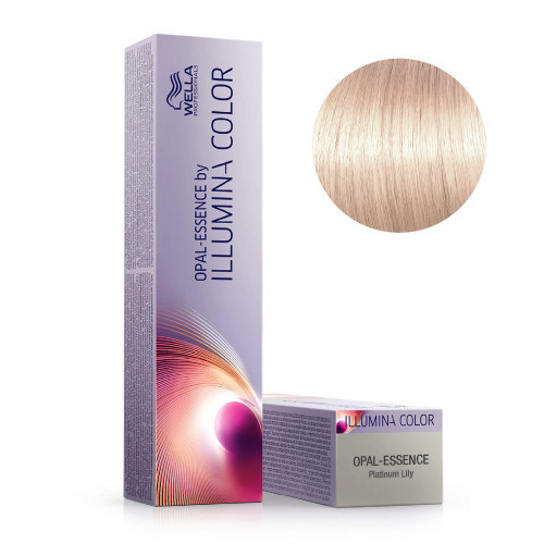 Wella Professionals Illumina Color Opal Essence Permanent Hair Color Plaukų dažai, Platinum Lily