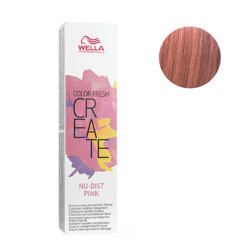 Wella Professionals Color Fresh Create Semi Permanent Hair Color Plaukų dažai be amoniako, Nudist Pink