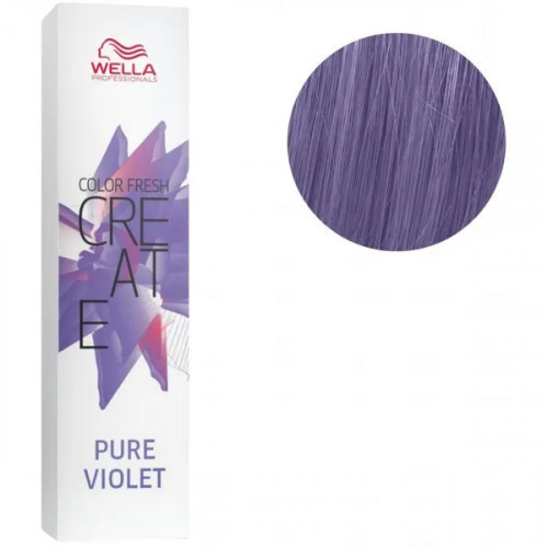 Wella Professionals Color Fresh Create Semi Permanent Hair Color Plaukų dažai be amoniako, Pure Violet