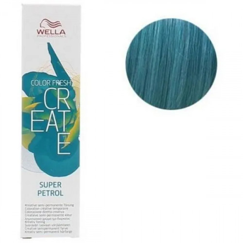 Wella Professionals Color Fresh Create Semi Permanent Hair Color Plaukų dažai be amoniako, Super Petrol