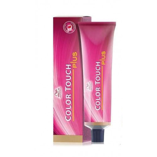 Wella Professionals Color Touch Plus Demi-Permanent Hair Color Pusiau permanentiniai plaukų dažai, 44-05 intense medium brown/natural red