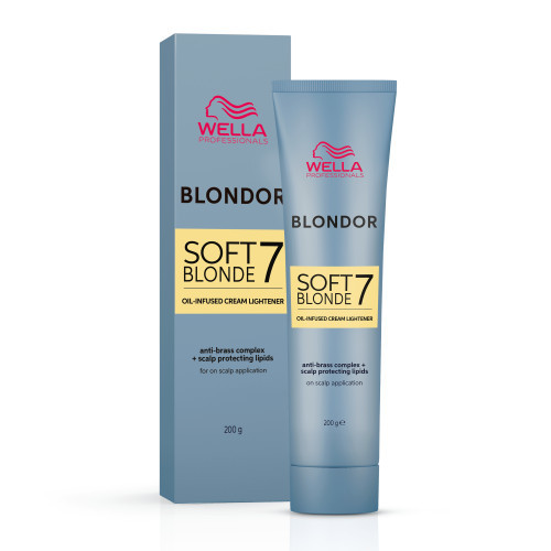 Wella Professionals Blondor Soft Blonde 7 Cream Šviesinimo kremas, 200g