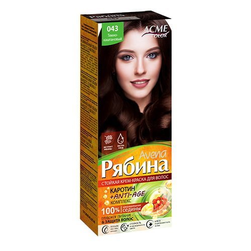 Kreminiai plaukų dažai ACME COLOR REBINA Nr. 043