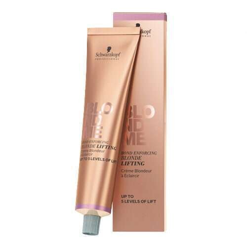 Saitus stiprinantis plaukų šviesinamasis kremas BlondMe Blonde Lifting Cream 60ml-Ash