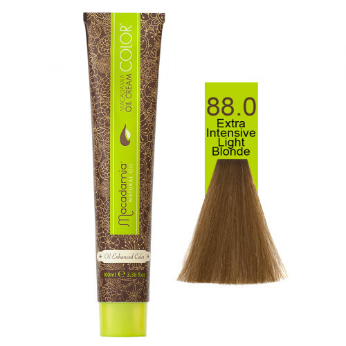 Macadamia Oil Cream Color Kreminiai plaukų dažai, 88.0 Extra Intense Light Blonde