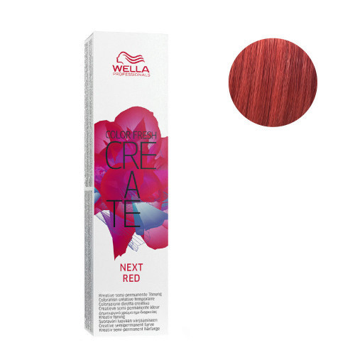 Wella Professionals Color Fresh Create Semi Permanent Hair Color Plaukų dažai be amoniako, Next Red