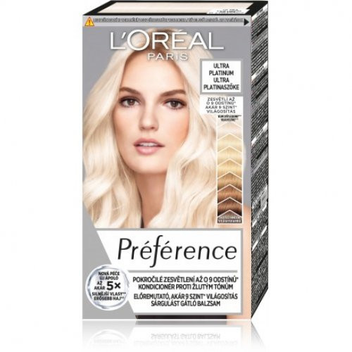 L'Oréal Paris Preference Permanent Hair Color Ilgalaikiai plaukų dažai, Extreme Platinum