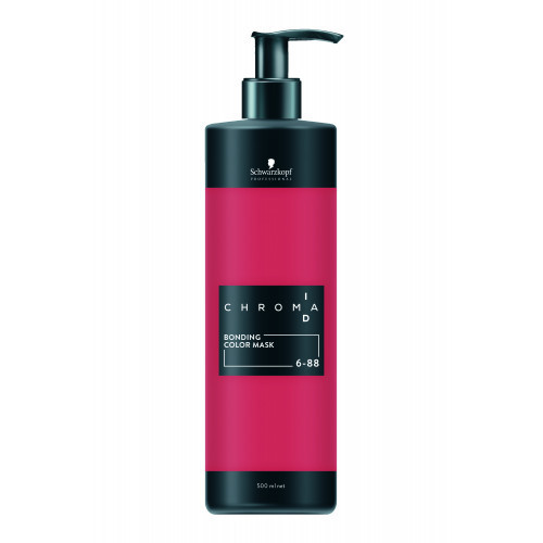 Schwarzkopf Professional Dažanti plaukų kaukė Chroma ID Bonding Color Mask 500ml, Ruby 6-88