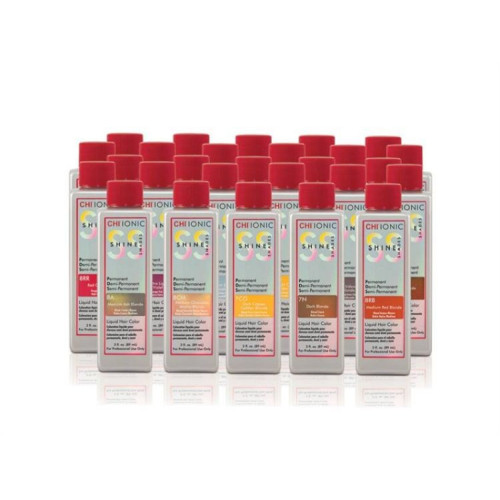 CHI Skysti plaukų dažai CHI Ionic Shine Shades Liquid Hair Color 89ml 89ml, Gold