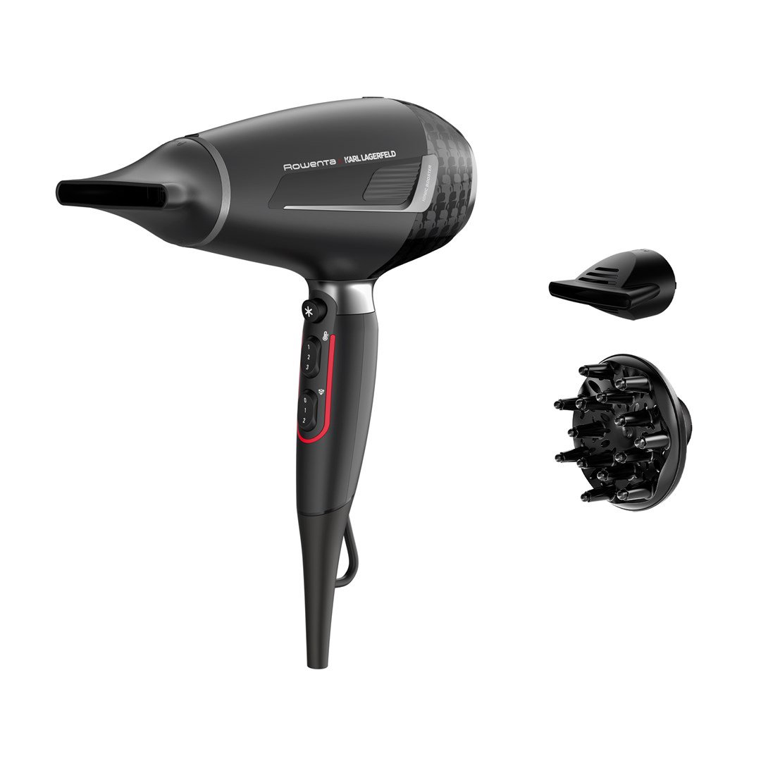 Rowenta K/Pro Stylist CV887LF0 plaukų džiovintuvas 2200 W Juoda