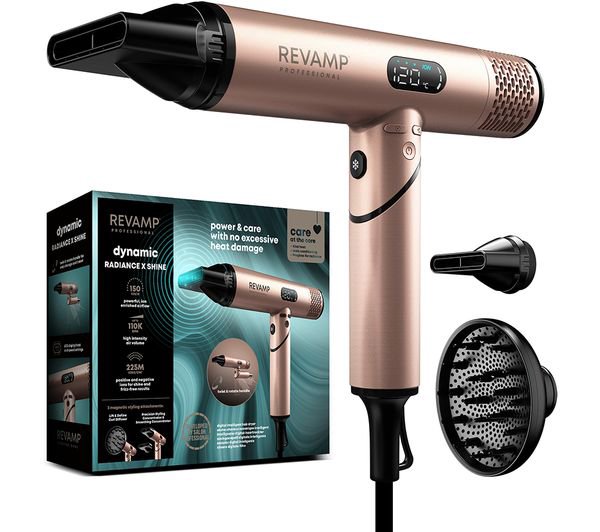 Revamp DR-6400GD-EU Dynamic Radiance x Shine Hair Dryer Gold