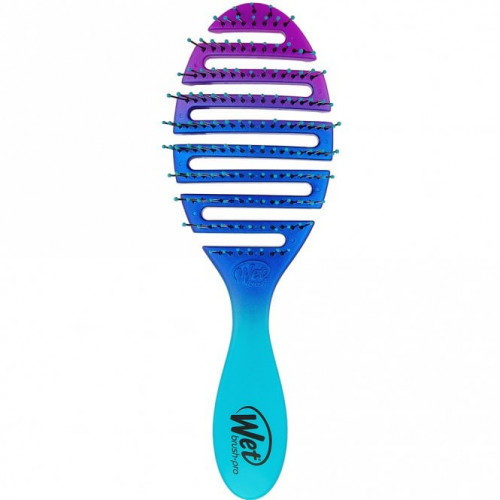 WetBrush Flex Dry Hair Brush Lankstus šepetys plaukams, Teal Ombre