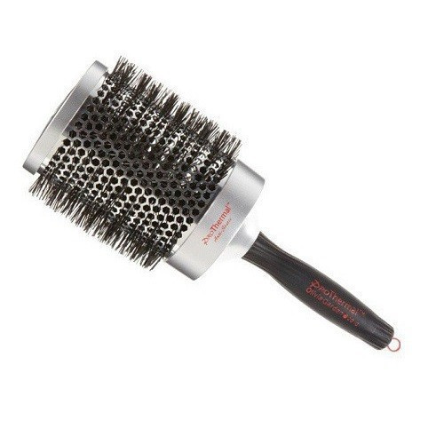 Olivia Garden Essential Blowout Classic Silver Hairbrush Šepetys, 83mm