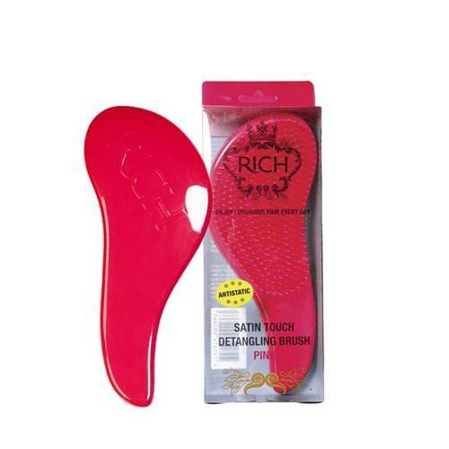 Rich Satin Touch Detangling Brush Plaukų šepetys, Pink