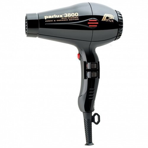 Parlux 3800 Eco Ceramic Ionic Hairdryer Profesionalus plaukų džiovintuvas, Black
