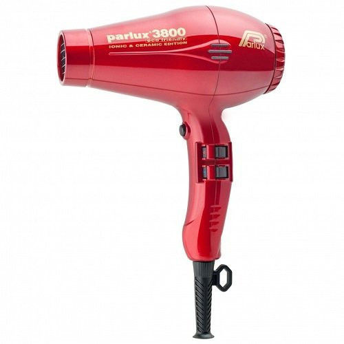 Parlux 3800 Eco Ceramic Ionic Hairdryer Profesionalus plaukų džiovintuvas, Raudona