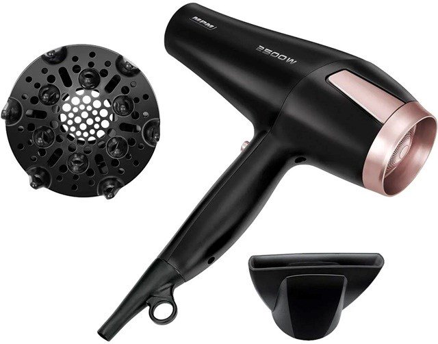 MPM MSW-24 Plaukų džiovintuvas 2500 W Juoda, Pink