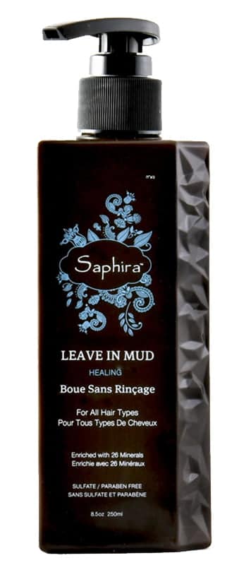 Nenuplaunamas kondicionierius plaukams Saphira Leave In Mud SAFSL2 su Negyvosios jūros mineralais, 250 ml
