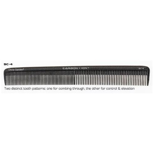 Olivia Garden Carbon + Ion Combs SC Profesionalios kirpimo šukos, SC-4