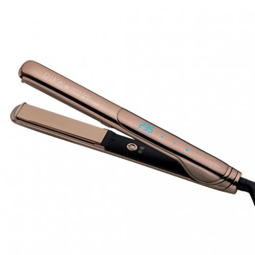 Diva Pro Styling Ultra Fast Gold Titanium Styler Tiesintuvas su titano plokštėmis, 1vnt.