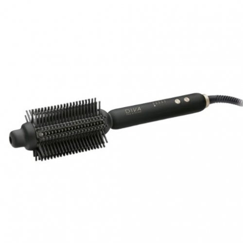 Diva Pro Styling Precious Metals Gold Dust Full Volume, Curling & Styling Hot Brush Garbanojimo šukos, 1vnt.