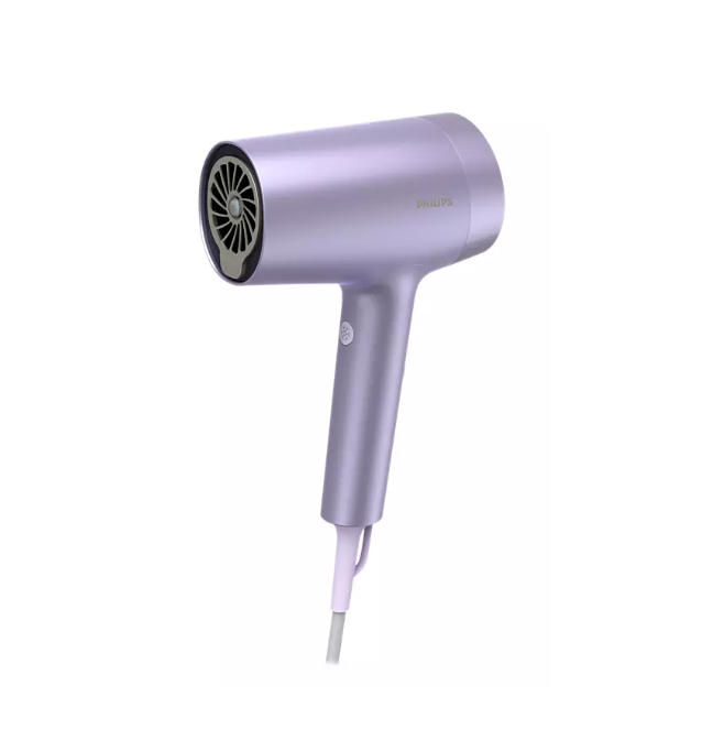 Plaukų džiovintuvas Philips BHD720/10, 1800 W, 4 temperatūros nustatymai, joninė funkcija, difuzoriaus antgalis, violetinis