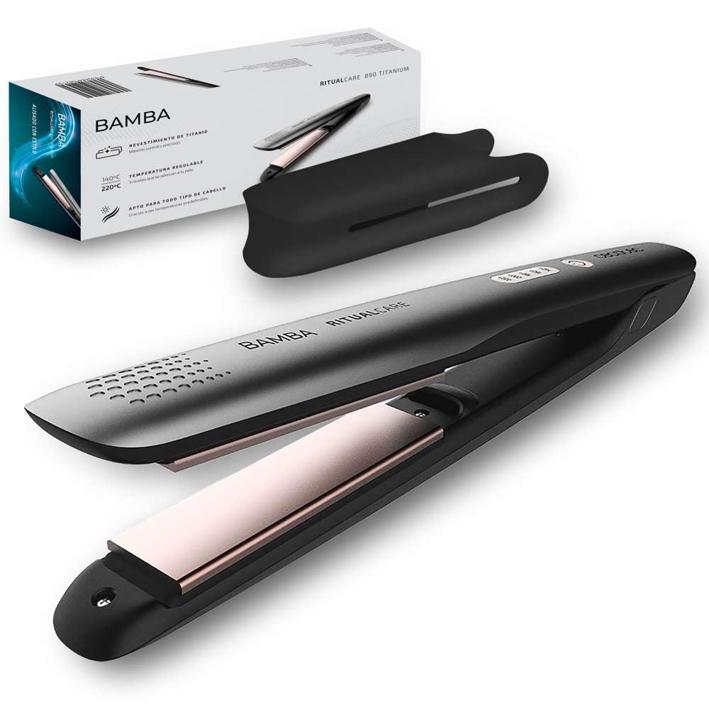 Plaukų tiesintuvas Cecotec RitualCare 890 Titanium, maksimali temperatūra 220 °C, šilumos nustatymų kiekis 5