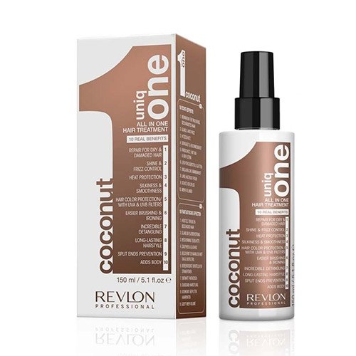 Purškiama plaukų kaukė Revlon Uniq One All In One Coconut Hair Treatment 150ml