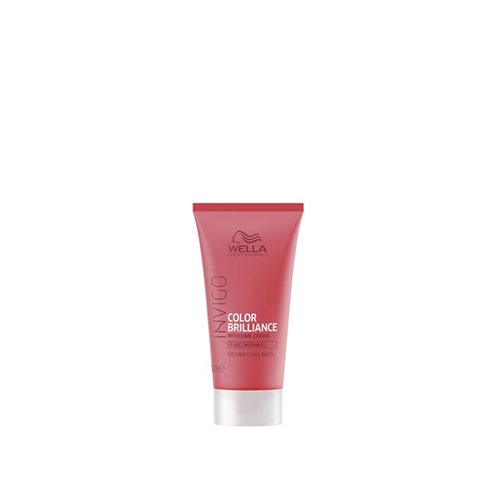 Kaukė dažytiems, normaliems plaukams Wella Invigo Color Brilliance Fine Mask 30ml