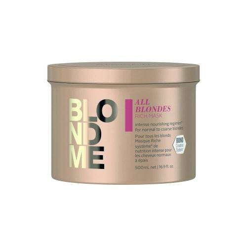 Maitinanti kaukė šviesiems plaukams Schwarzkopf BlondMe All Blondes Rich Mask 500ml