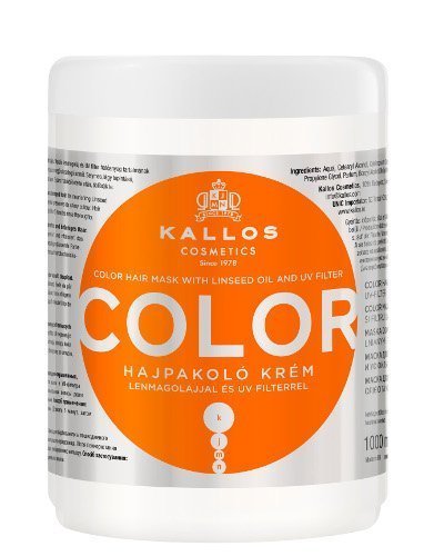 Plaukų kaukė KALLOS COSMETICS COLOR, 1000 ml