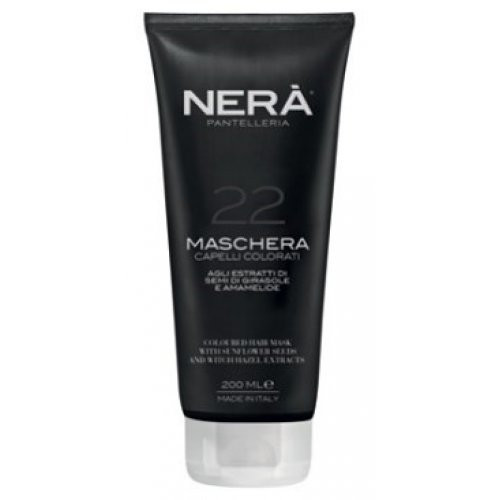 NERA PANTELLERIA 22 Coloured Hair Mask With Sunflower Seeds Extract Kaukė dažytiems plaukams, 200ml