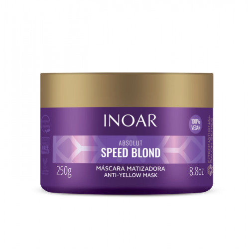 Inoar Speed Blond Mask Plaukų kaukė šviesiems plaukams, 250g