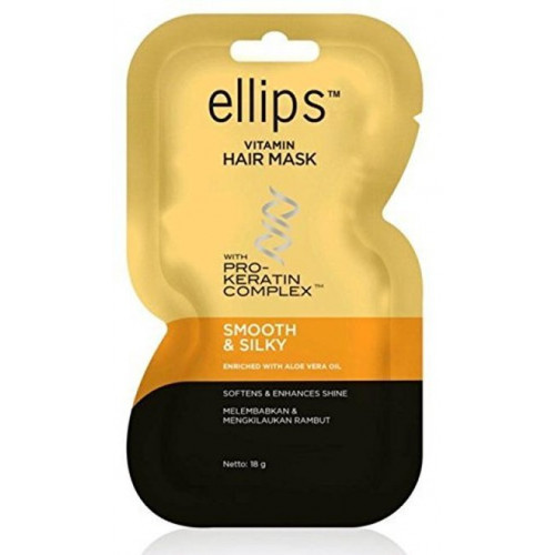 Ellips Smooth & Silky Pro-Keratin Complex Mask Plaukų kaukė, 18g