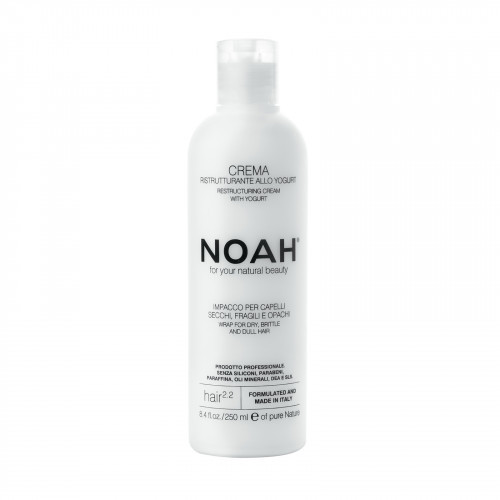 Noah 2.2. Restructuring Cream With Yogurt Atstatomoji kaukė sausiems ir pažeistiems plaukams, 250ml